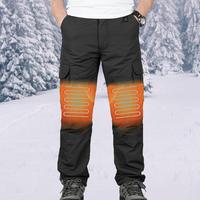 Winter Warm Heating Trousers Electric USB Washable Comfortable 3 Zones Electric Fast Heating Trousers For Men Women