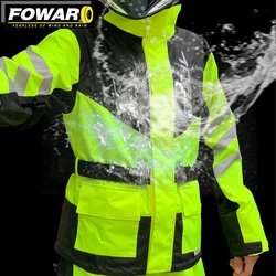 Motorcycle Raincoat Suit Rainstorm Prevention Jacket Pants Camping Hiking Fishing Moto Rain Coat Motorcyclist Outdoor Essential