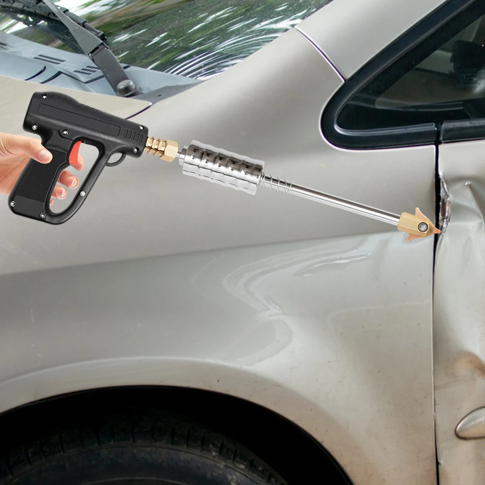 Kit De 86 Piezas Para Reparación De Abolladuras De Coche, Pistola De Soldadura Por Puntos, Máquina De Soldar Para Carrocería, Herramienta De Reparación De Abolladuras — -71%, 141.98€ Coupon, from 57.99€ – 71% descuento – €57.99
