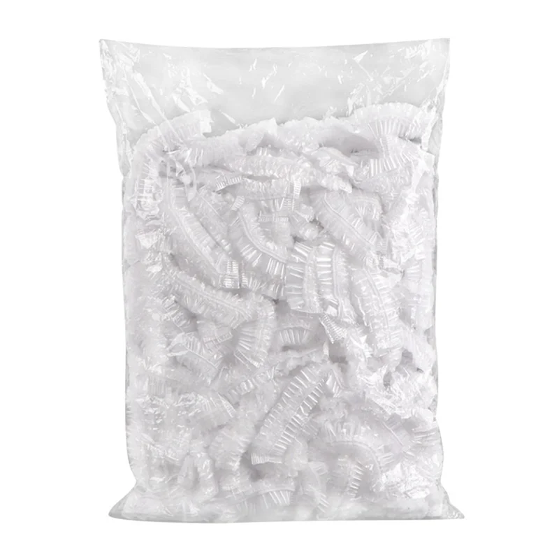 

A47F-одноразовая шапочка для душа, эластичная водонепроницаемая шапочка, прозрачная красивая шапочка для волос, шапочка для душа