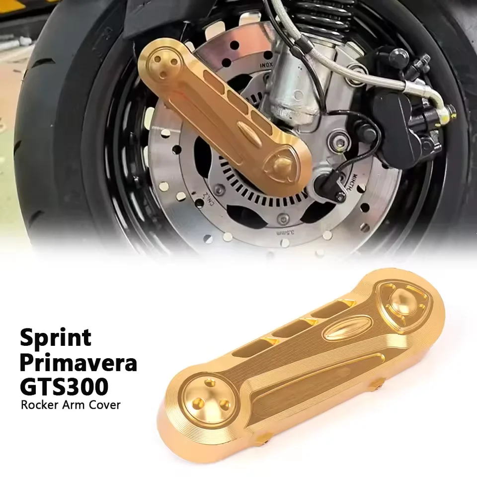 

For Vespa GTS300 GTS300 Sprint Primavera150 Motorcycle Swing Rocker Arm Cover Caps Front Fork Protector Cover With Logo