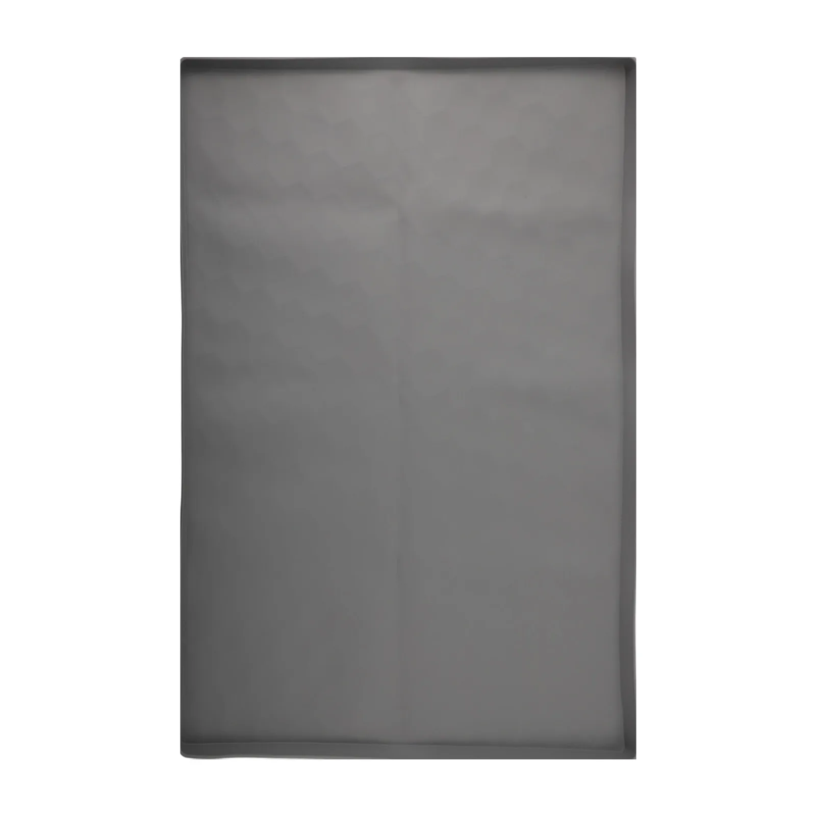 Mat with Raised Edge Crafted from Sturdy Silicone for Placement Under Refrigerator and Other Household Equipment