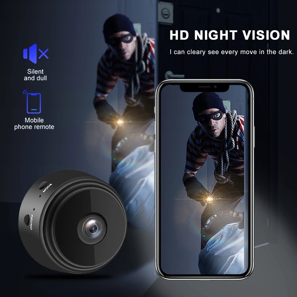 Mini-IP-Kamera 1080p HD drahtlose Mikro-Camcorder Nacht version Sprach video Sicherheits überwachung WLAN-Kameras Smart Home A9