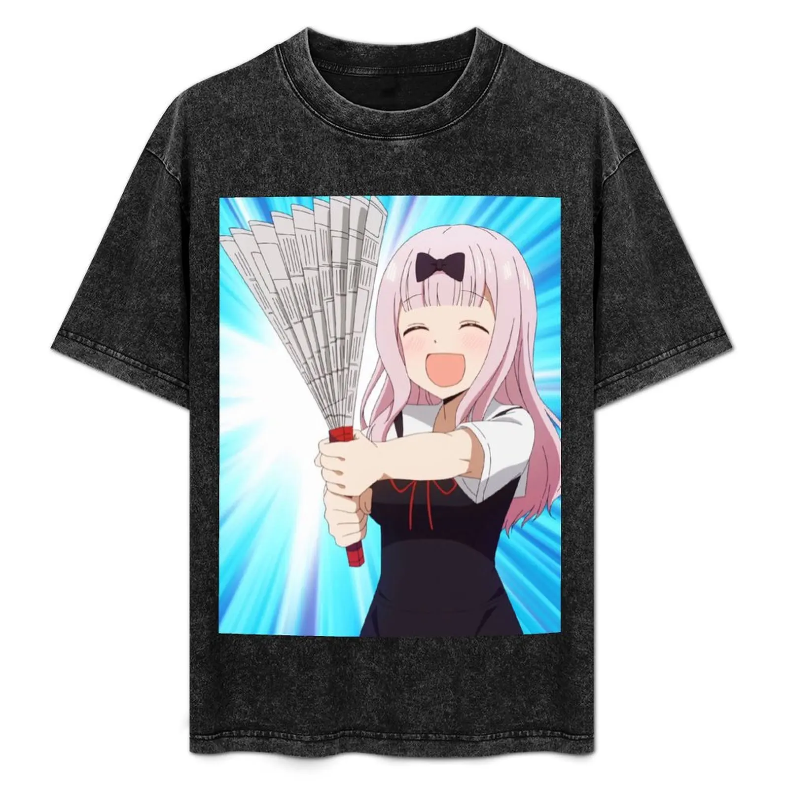 Funny Fujiwara Anime Girl T-Shirt custom shirt shirts graphic plain black t shirts men