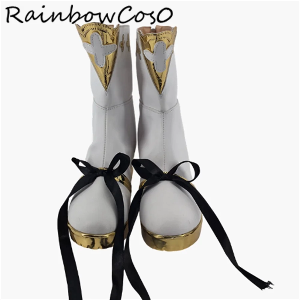 Cartethyia Wuthering Waves Cosplay Sapatos Botas Jogo Anime Festa Halloween RainbowCos0 W4831