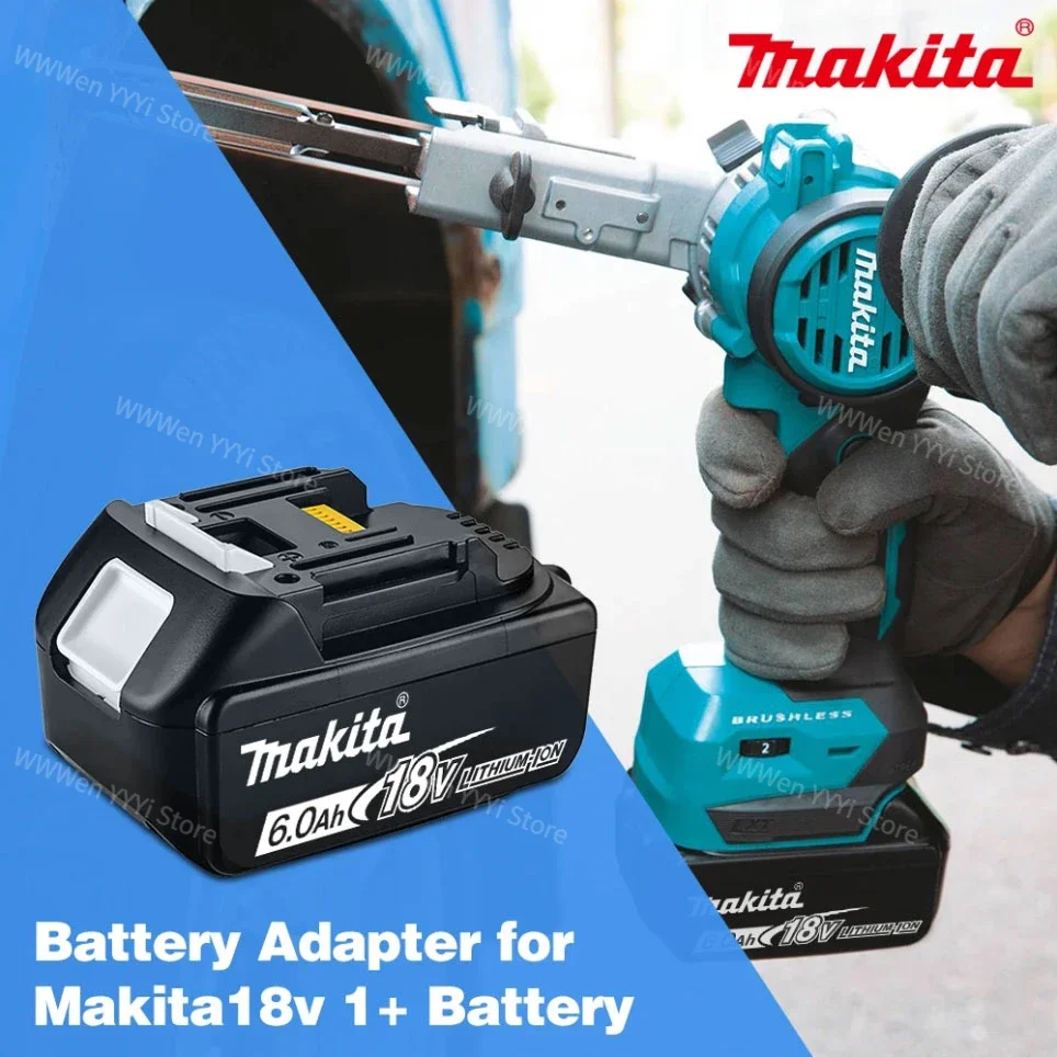 100% original Makita 18V 6.0Ah Rechargeable Battery Makita 18V BL1830 BL1830B BL1840 BL1840B BL1850 BL1850B Power Tools Battery