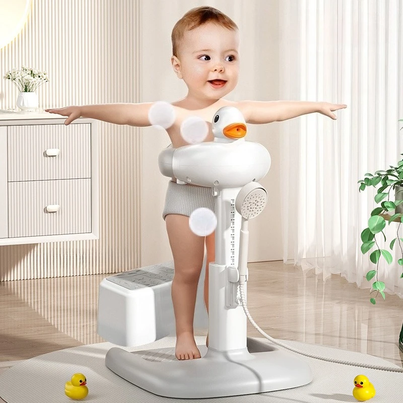 

Baby standing bathing platform adjustable removable children's bath gods bath frame home anti-slip children's bath frame