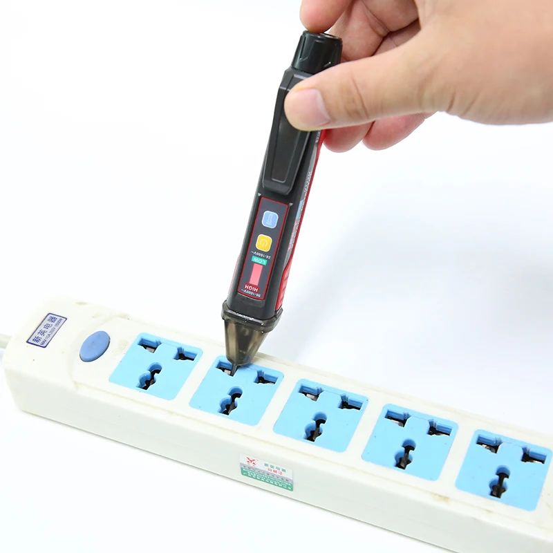UNI-T UT12E UT12M Socket Wall AC Voltage Detector Indicator 24V-1000V Non Contact Volt Current Electric Sensor Test Pen