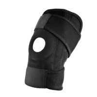 1 Pair 4 Spring-loaded Sports Kneepad Elastic Breathable Leg Brace Protector Adjustable Pressurized Fitness Knee Pads Women