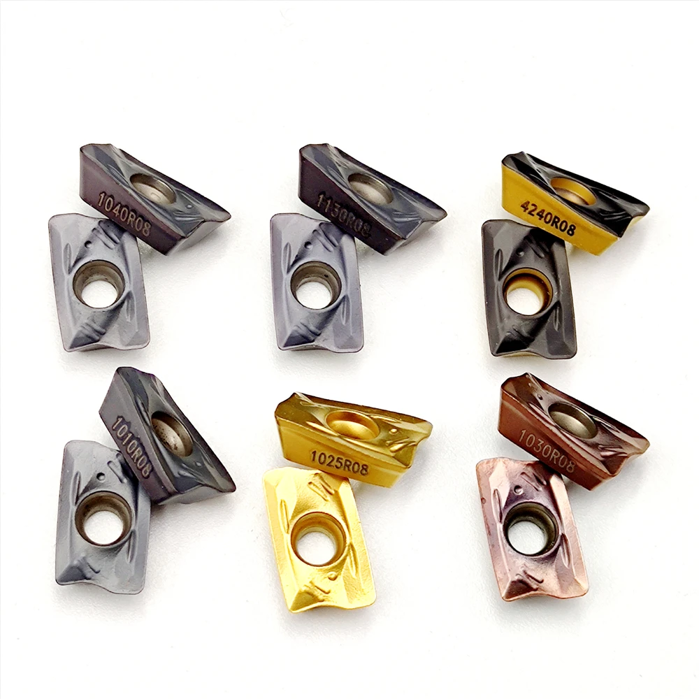 R390 11T304 11T308 PM 1025 1030 1040 1130 4240 Carbide Inserts Lathe Metal Cutting Turning Tools Indexable CNC milling machine