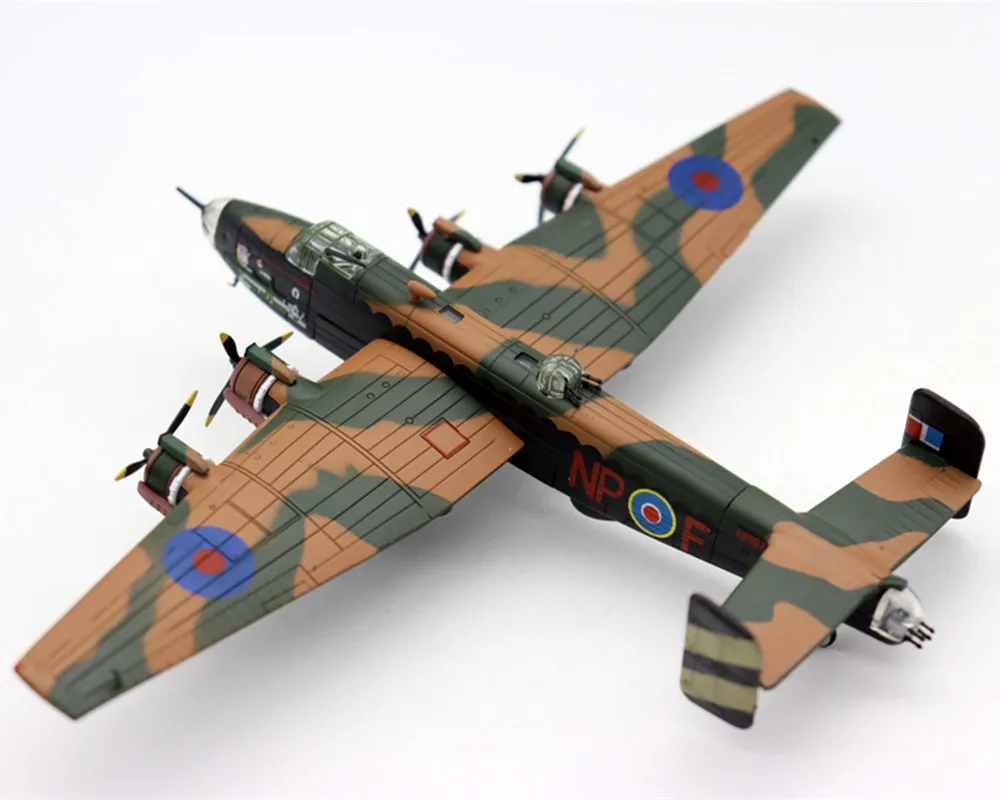 Handley Page-avión de combate de la Segunda Guerra Mundial, modelo de avión de colección, halufax B. 1/144 MK III, regalos en Stock, 1944