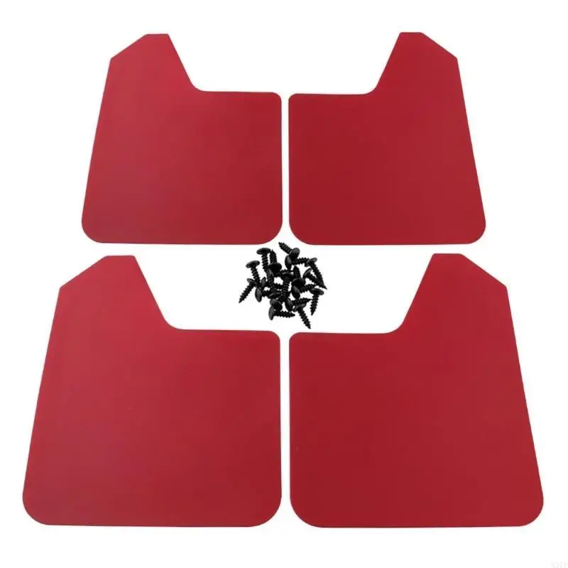 For SUV Pickup Mudguard Car Front Rear Tyre Mudflap Waterproof 2 Pair X37F