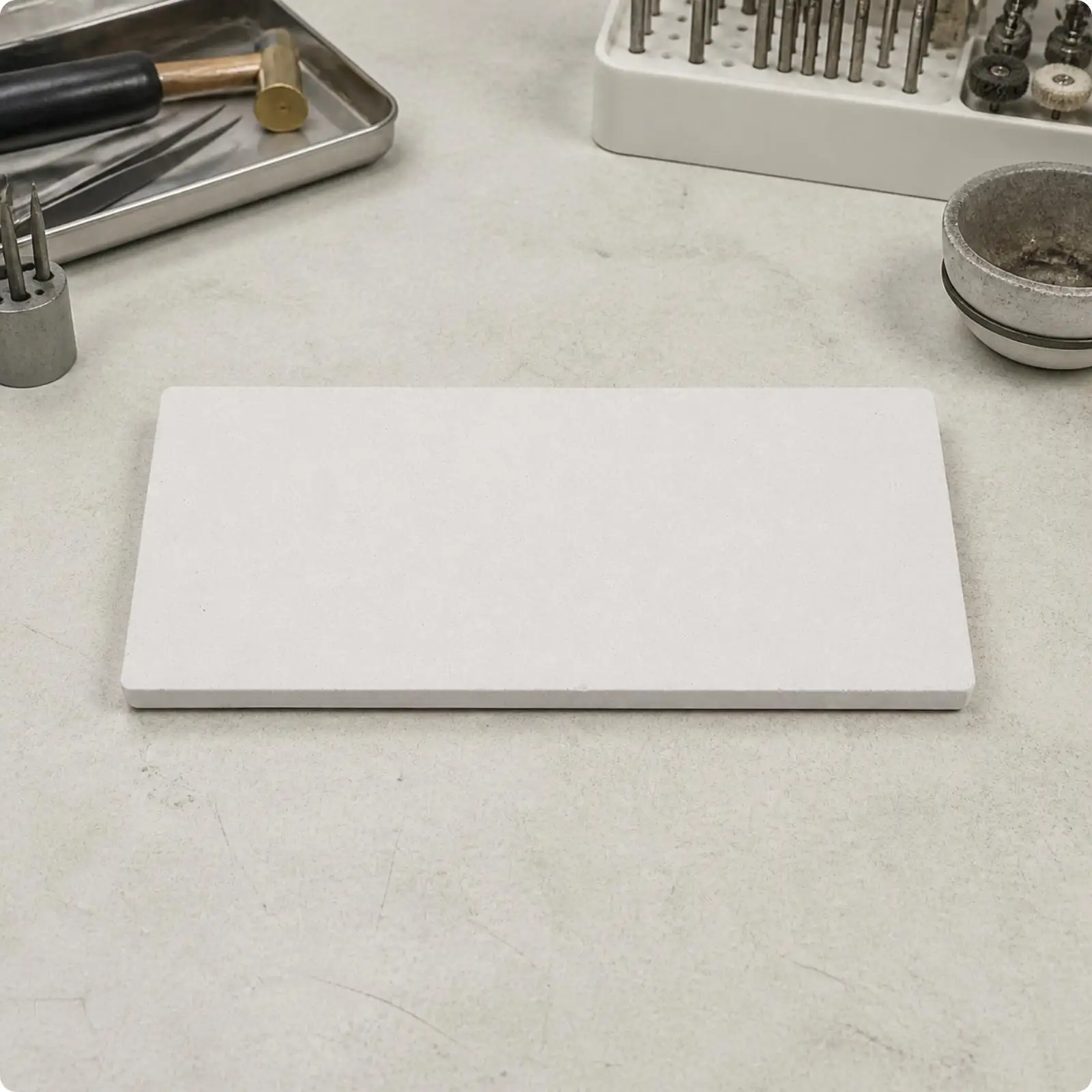 Soldering Board Refractory Melting Crucible Flat Work Surface for Jewelry Soldering Brazing Metalwork Repair Projects