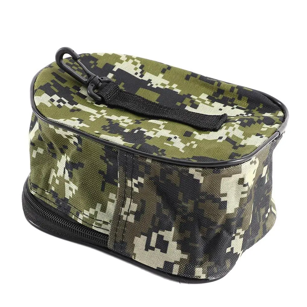 

Portable Outdoor Tackle Sport Pocket Camouflage Fishing Reel bag Storage Pouch Protective Case Fishing Bag