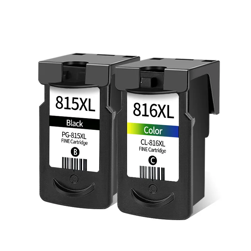 

Compatible with Canon 815xl and 816xl Ink Cartridges Mp288, 236, 259 Colour Ip2780, Ip2788 Mx428, 418, 358 Printer Ink Cartridge