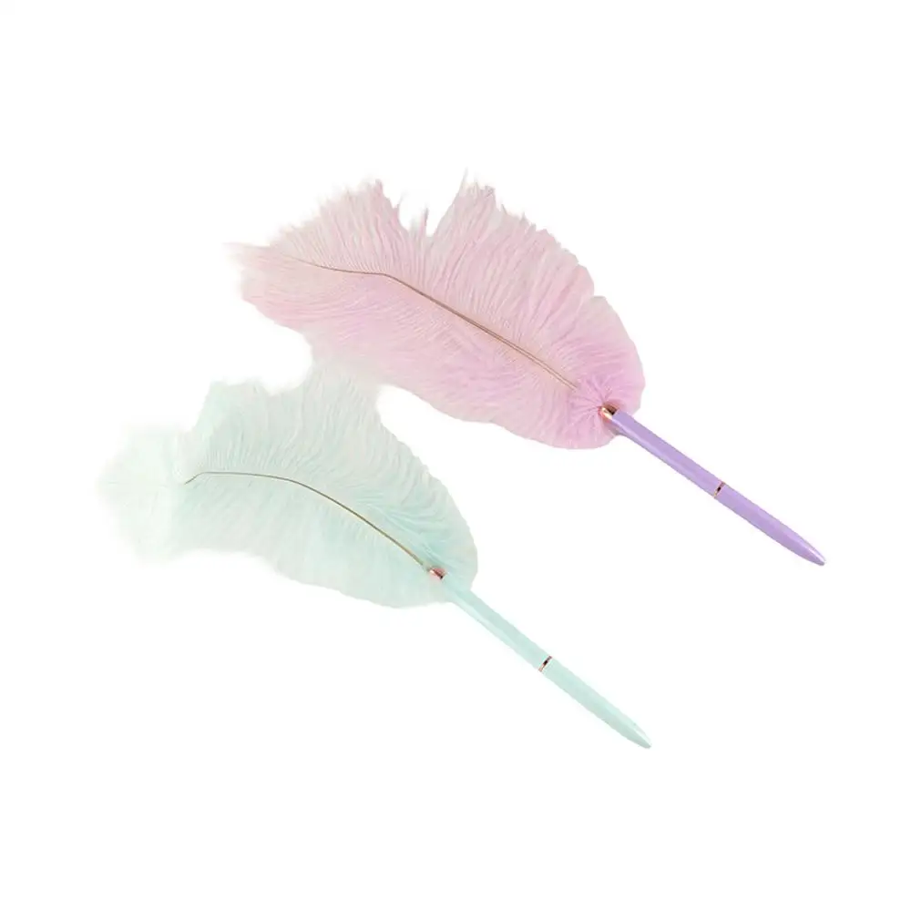 

Creative Writing Smoothly Neutral Gel Pens Quick-Drying Flurry Signature Pen Unique 1mm Feather Ballpoint Pen Stationery
