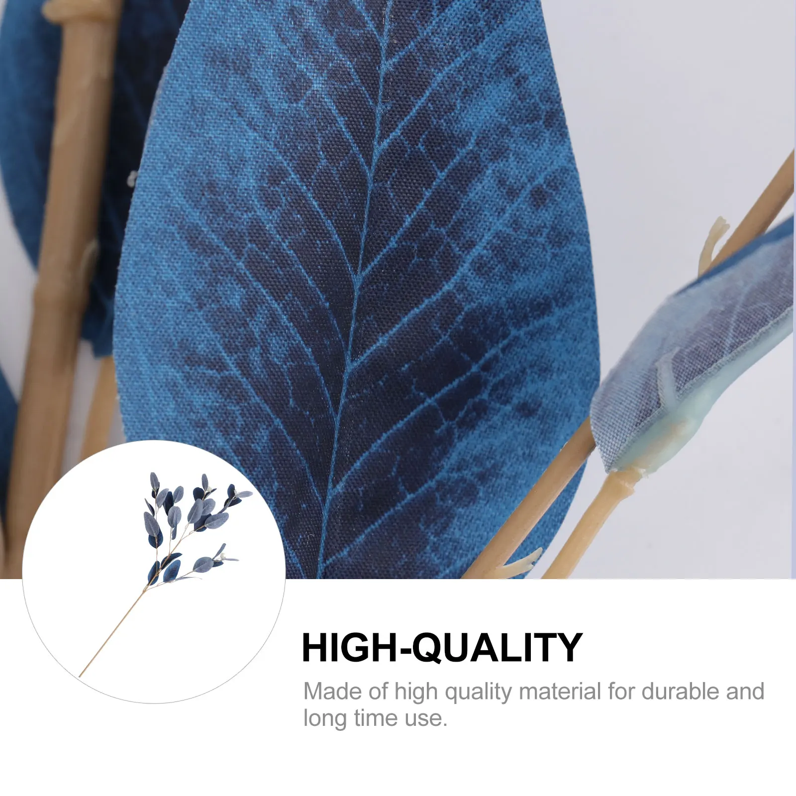 

2PCS Artificial Eucalyptus Leaf Bouquet Decor Lifelike Plastic Home Party Christmas nament Realistic Flower ArrangementPlant