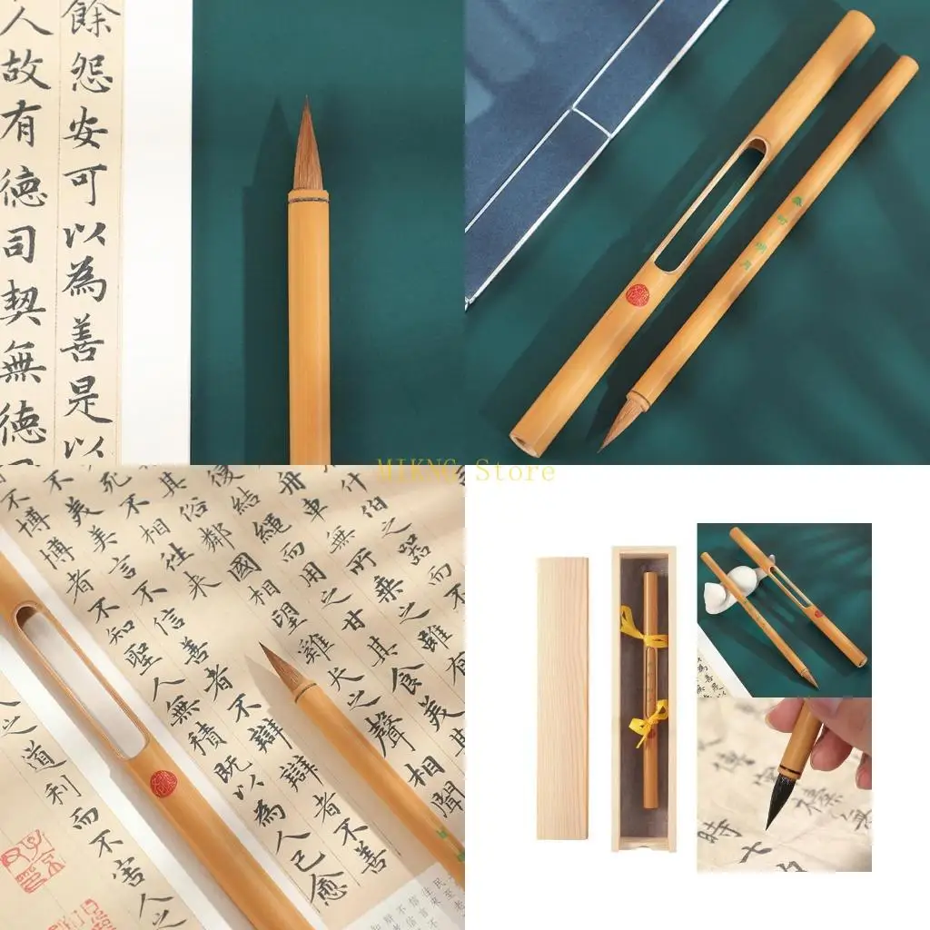 Durable Wooden Writing Brush Chinese Easy Operation Cultivate Interest Children's Basic for Drawing best sale