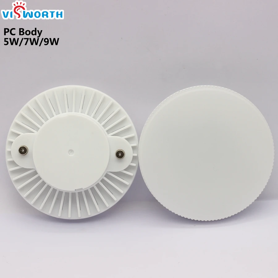 GX53 Led 전구 5W 7W 9W 12W 15W 18W Epistar SMD2835 LED 램프 AC 110V 220V 장식 캐비닛 조명 따뜻한 차가운 흰색 Lamparas LED
