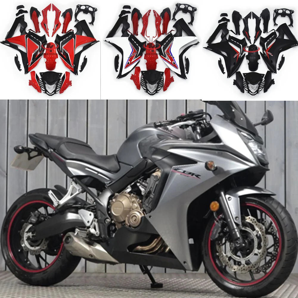 Bodywork Cowling Injection Three styles in red black Motorcycle Full Fairing Kit For CBR650F 2017 2018 2019 CBR650 F