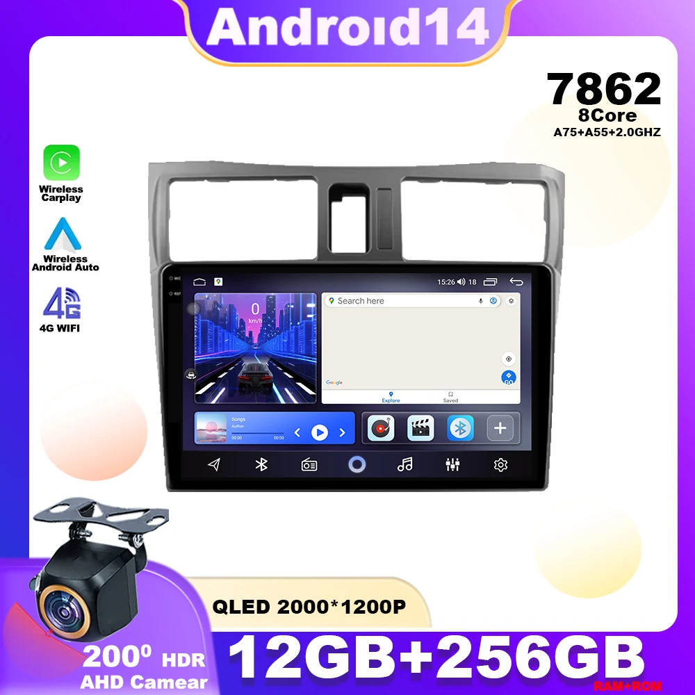 

Android 14 For Nissan Cefiro A33 1998 - 2003 accessory Car Radio Player Multimedia Navigation GPS Carplay Screen QLED Head Unit