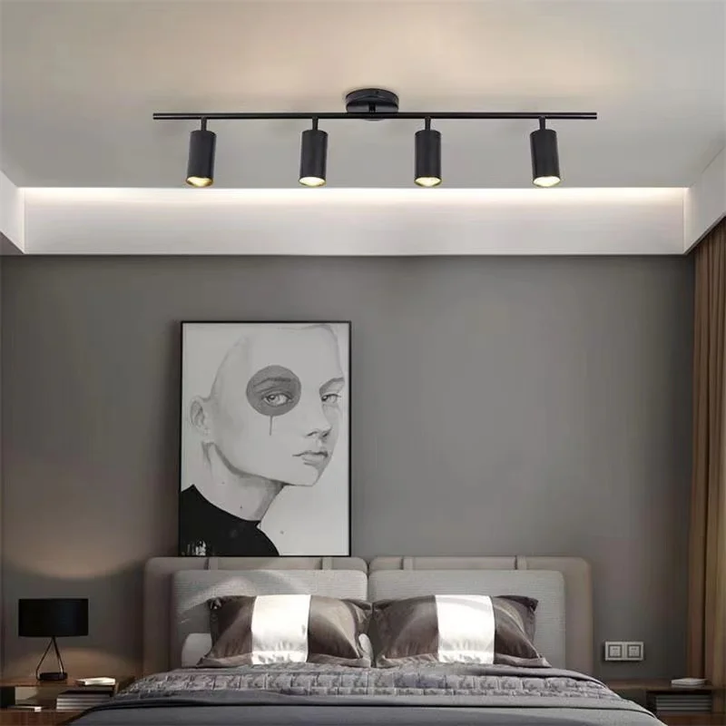 Modern Simple Ceiling Light Bathroom Bedside Bedroom Study Revolving Restaurant Background Wall Lamp Spotlights Lighting Aisle