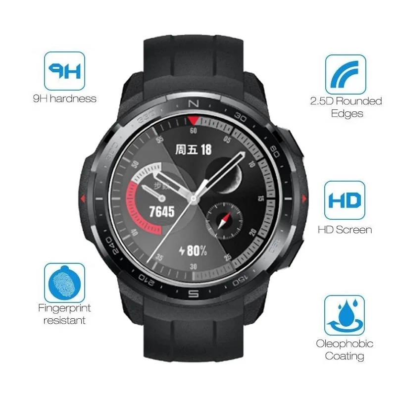 For Honor Watch GS Pro/Honor Magic Watch 2 Screen Protector Tempered Glass for Honor Watch GS Pro/Honor Magic 2 46MM Film Foil