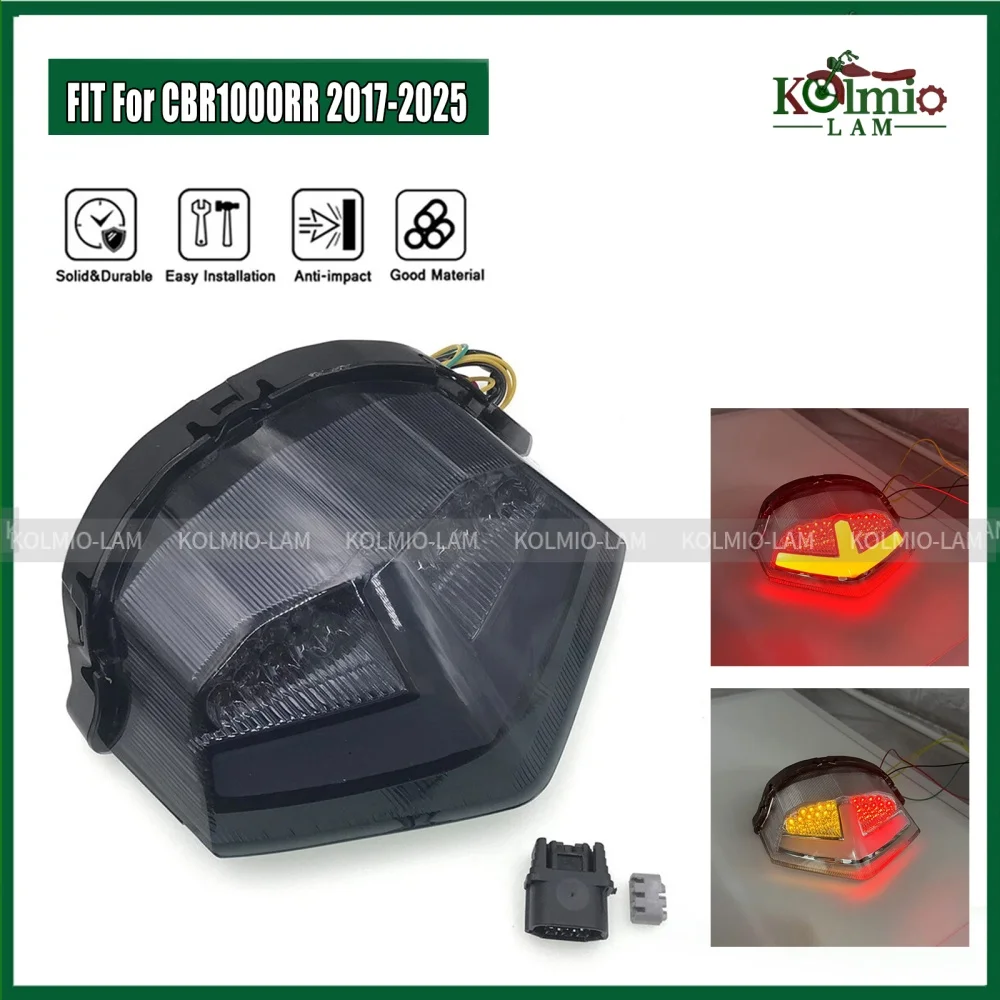 

Светодиодный задний фонарь с функцией стоп-сигнала и поворотников для мотоцикла HONDA CBR1000RR 2017-2025 годов, интегрированный задний фонарь для CBR1000 RR 2024 2023 2022