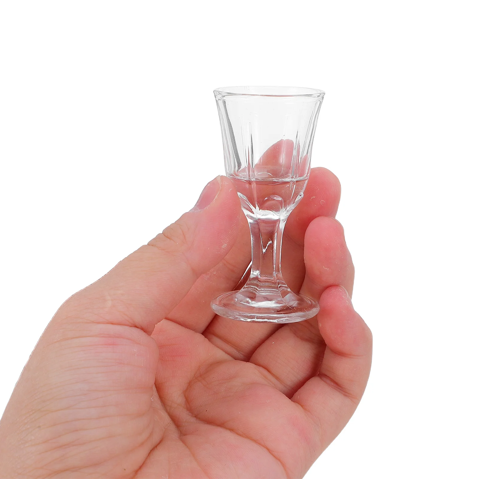 Mini vasos de vino transparentes de 10Ml, vasos pequeños de vidrio resistentes al calor para el hogar, restaurante, Bar, golosinas, juego de vajilla elegante, 12 Uds.