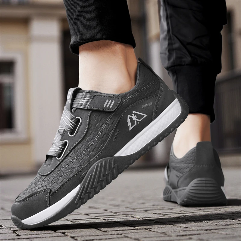 

2026 New Breathable Slip-On Anti-Slip Wear-Resistant Casual Shoes Men's Work Sports Shoes Thick Bottom Labor Protection Zapatos