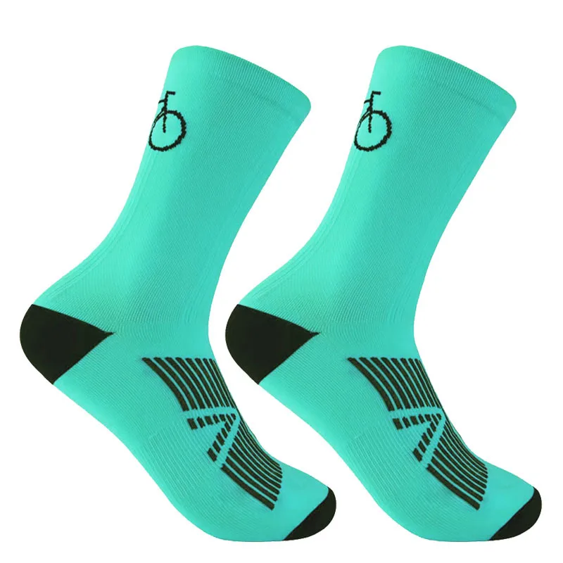 Professionelle Fahrradsocken MTB Bike Socken Atmungsaktive Schnelltrocknende Rennradsocken Outdoor-Sport Renn-Lauf-Fahrradsocken – Detail 2