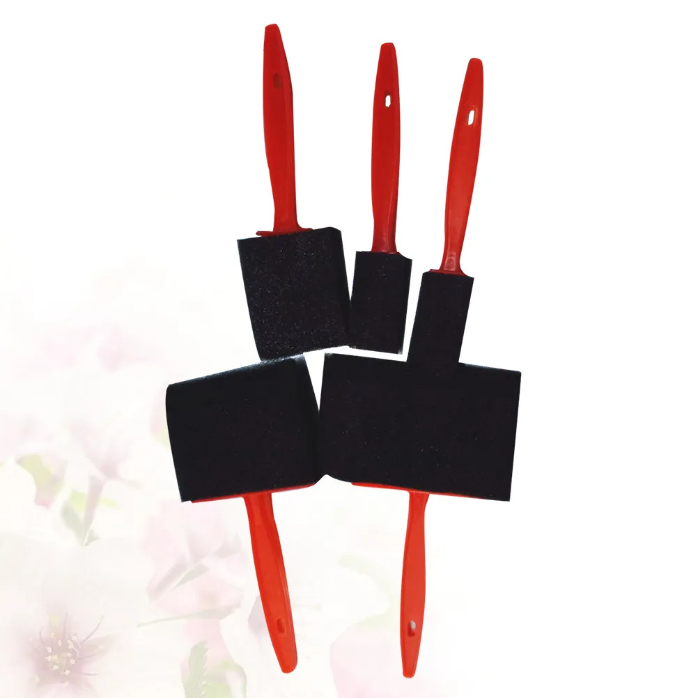 20Pcs Sponge Brush Absorbent Polyurethane Beveled End Perfect for Paint Stains Varnishes Scrapbooking Mixed Media 's