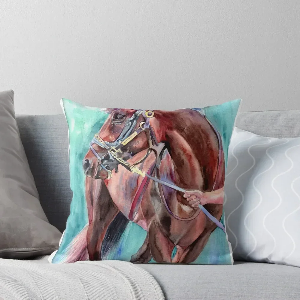 

Classical Horse Portrait Throw Pillow Sofa Decorative Covers Cushion Covers For Living Room Sofas Covers pillow