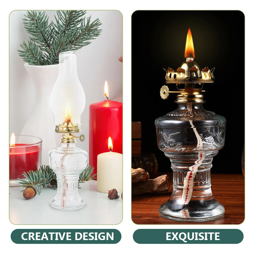 

2 шт. Ретро-стеклянные декоративные лампы-фонари (масляные/свеча) для дома, свадьбы, фестиваля, декора Будды, винтажное освещение