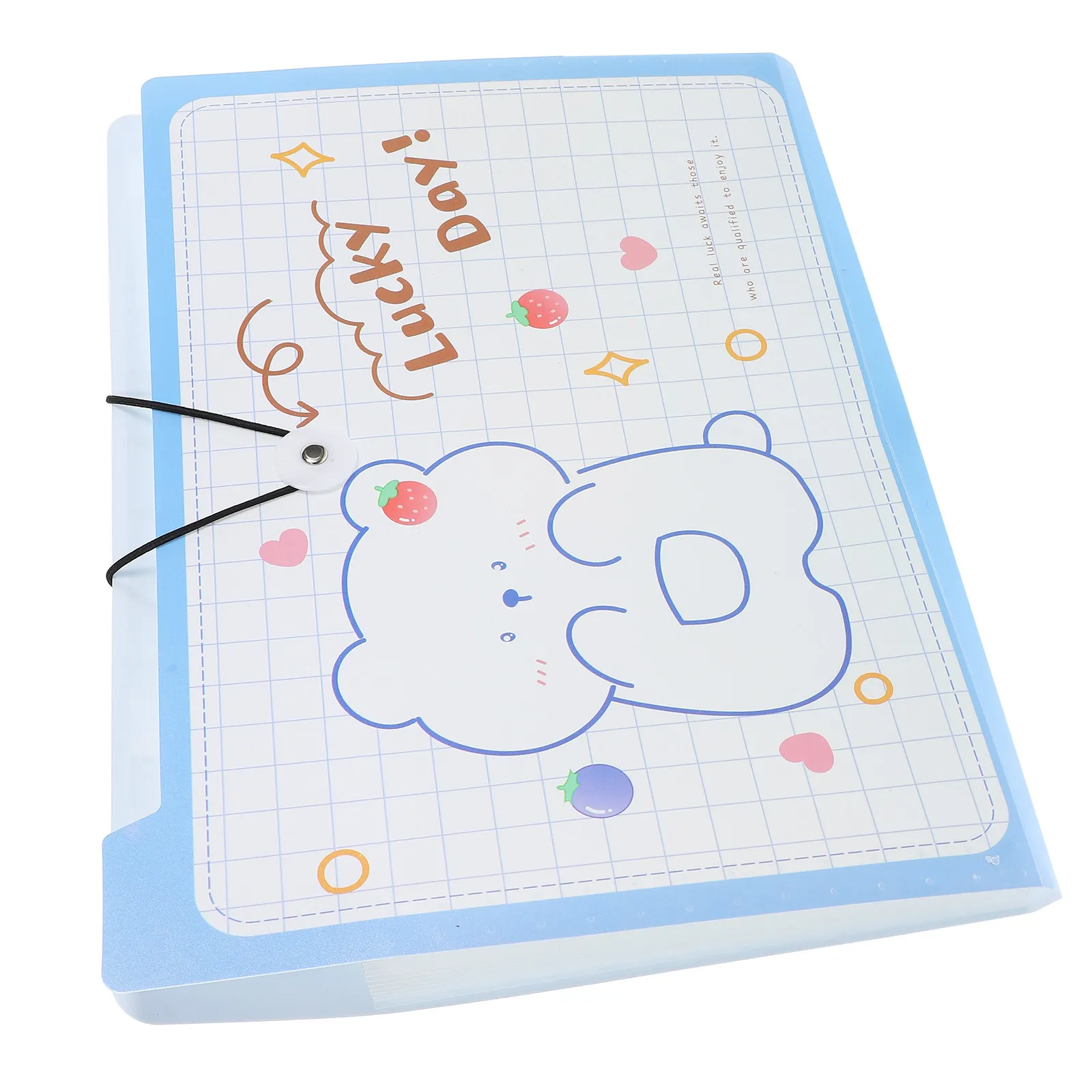

2Pcs Plastic File Folder with Multiple Pockets Expanding Paper Folder Convenient Handheld Accordion File Organizer for Documents
