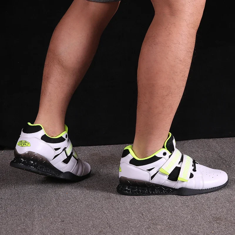 Professional Men Squat Weightlifting Shoes Indoor Fitness Training Shoes High Quality Weightlifting Sneakers