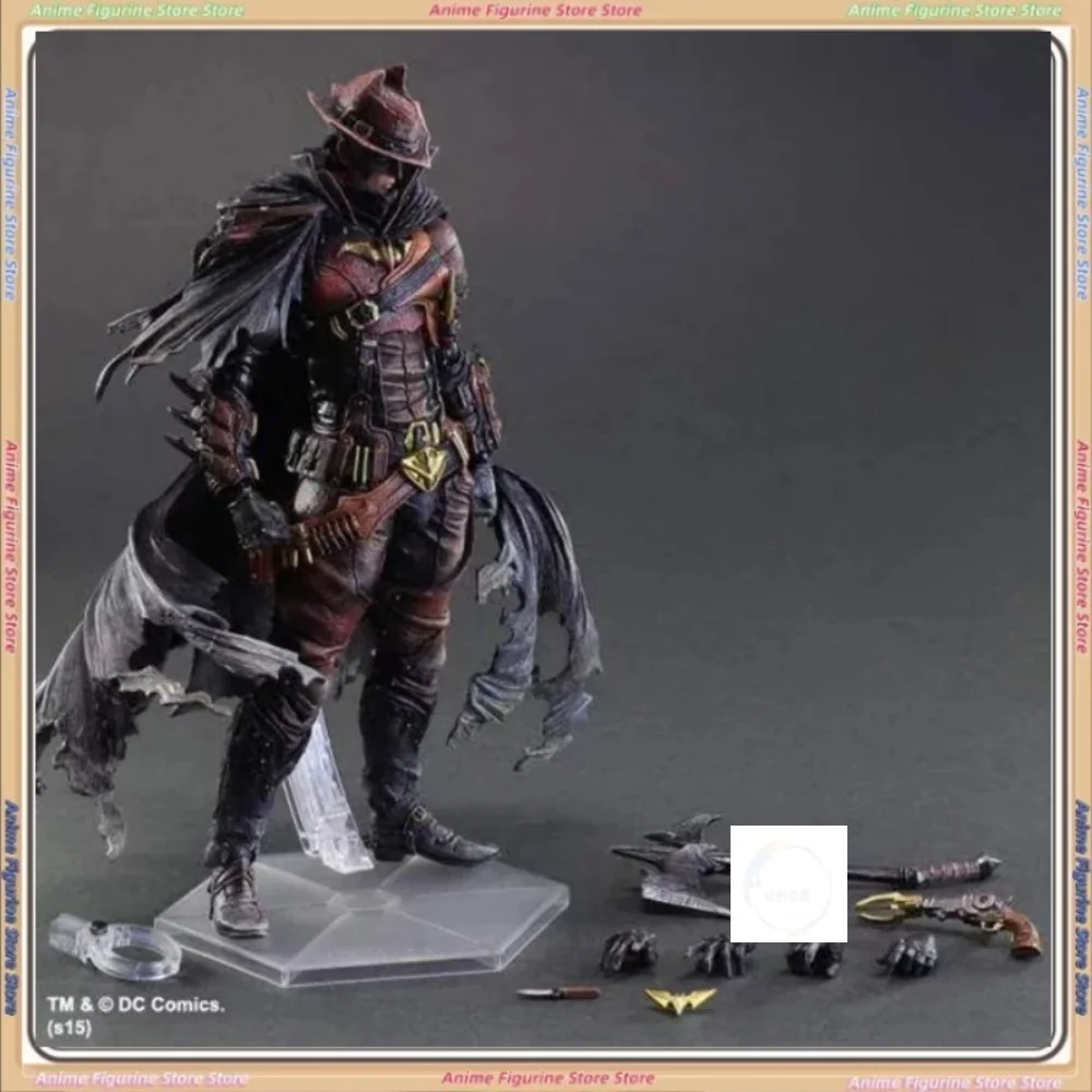 

PLAY ARTS 26 см Дикий Запад Бэтмен Вневременная красная версия Фигурка Модель игрушки