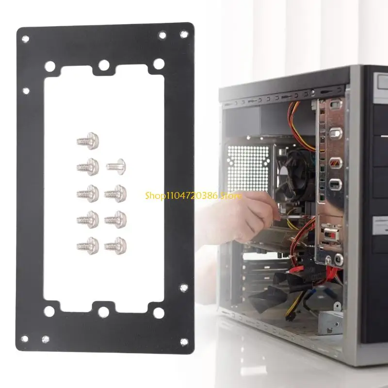 K0EA Universal Metal ATXs Power Supply Mount Featuring Toolless Setup and High Weight Capacity for PC Builds