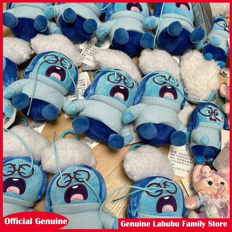 

New Original Disney Pixar Inside Out Crying Sadness Series Plush Pendant Keychain Kawaii Backpack Doll Pendant Christmas Gift