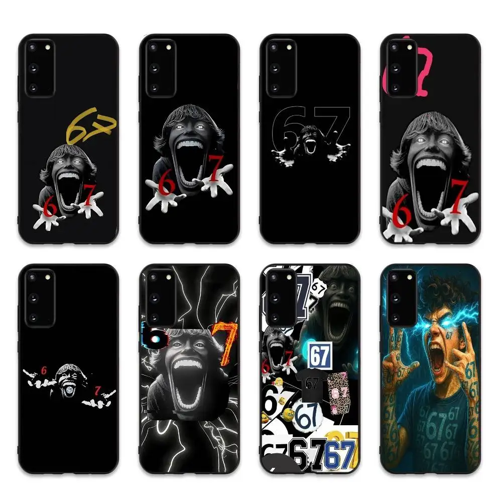 

67 Six Seven Phone Case For Samsung S 24 Fe 25 Ultra Plus 20 Lite 21 30 22 23 24 22 Ultra 5G Fundas