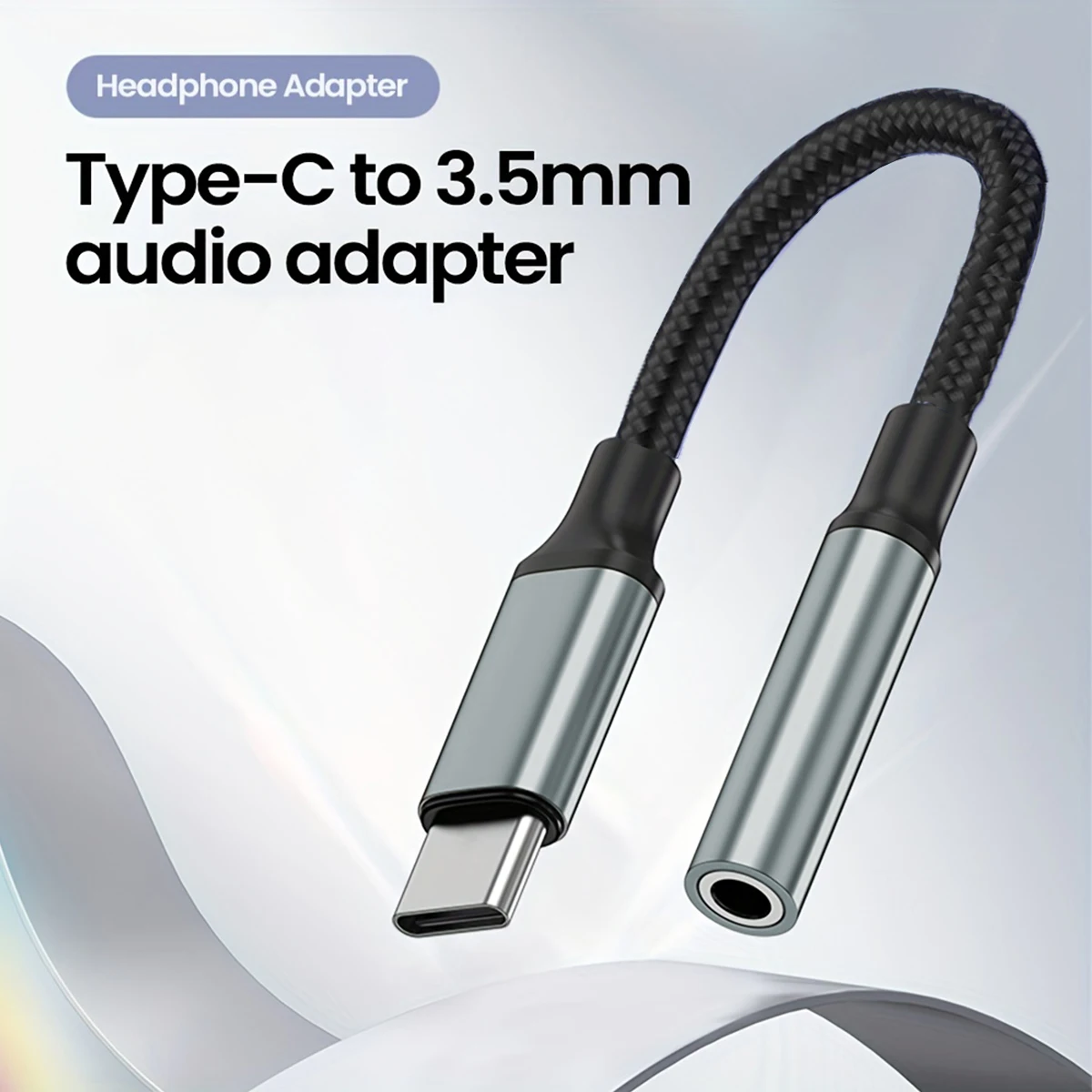 USB C - 3.5mmメスヘッドホンジャックアダプター タイプC Auxオーディオケーブルアダプター Samsung Galaxy、Huawei、Xiaomi、iPad Pro、携帯電話用