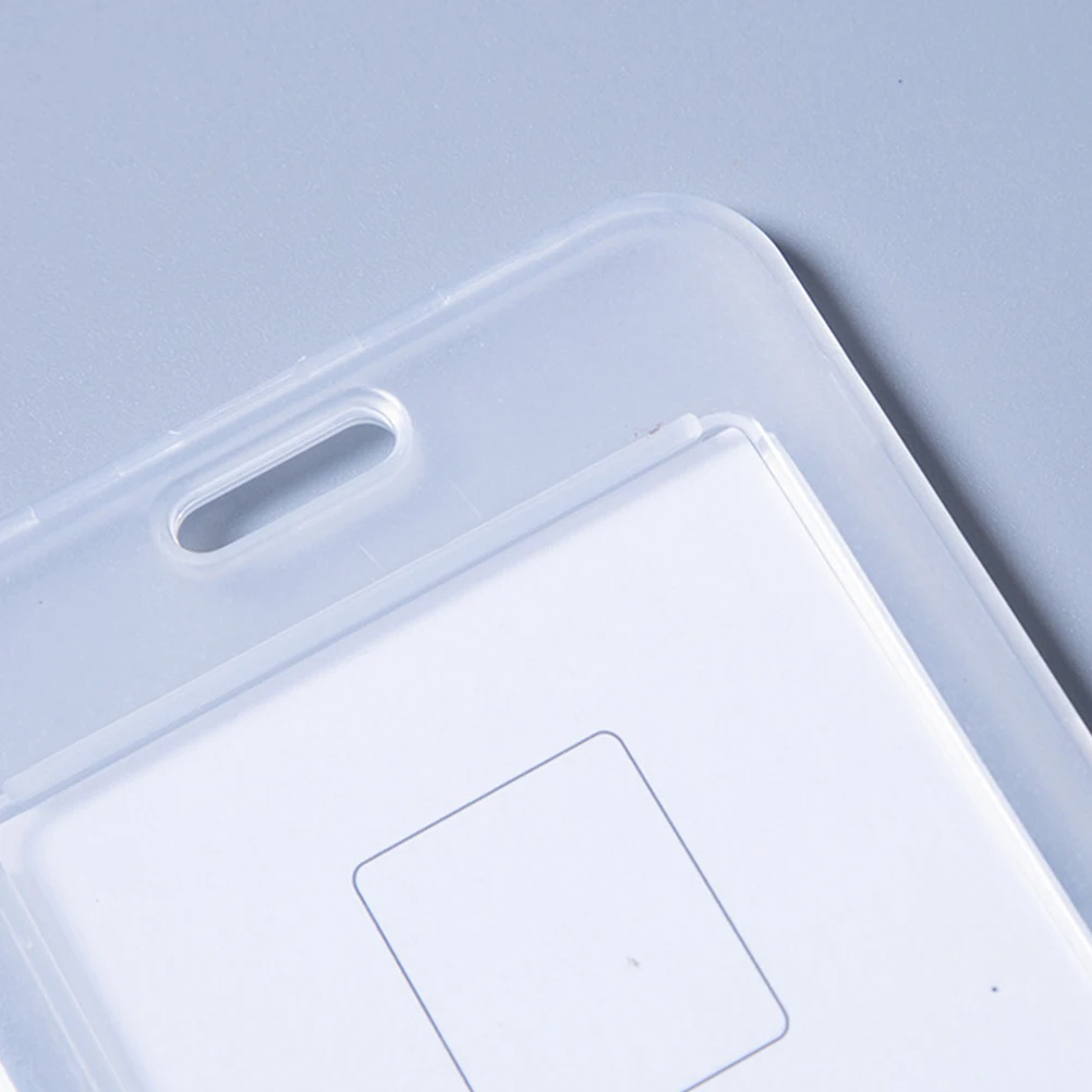 

16pcs Id Badge Holder Name Tag Protector Tear-Resistant Lightweight Storage Pocket Hanging Holder For Cards Employee Badges