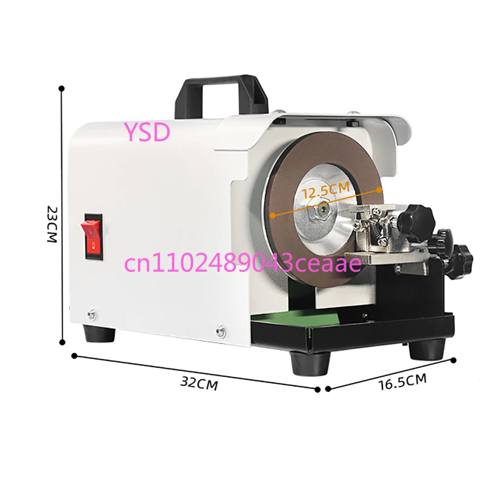 

AC 220V Portable Electric Knife Sharpener - 150W Scissor & Blade Sharpening Machine w/ 500 Grit Wheel, Adjustable Angle (0-170°)