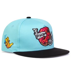 MUNCHIE MADNESS CAP Sky blue pink novelty hip-hop snapback hat for men women adult outdoor casual sun baseball cap