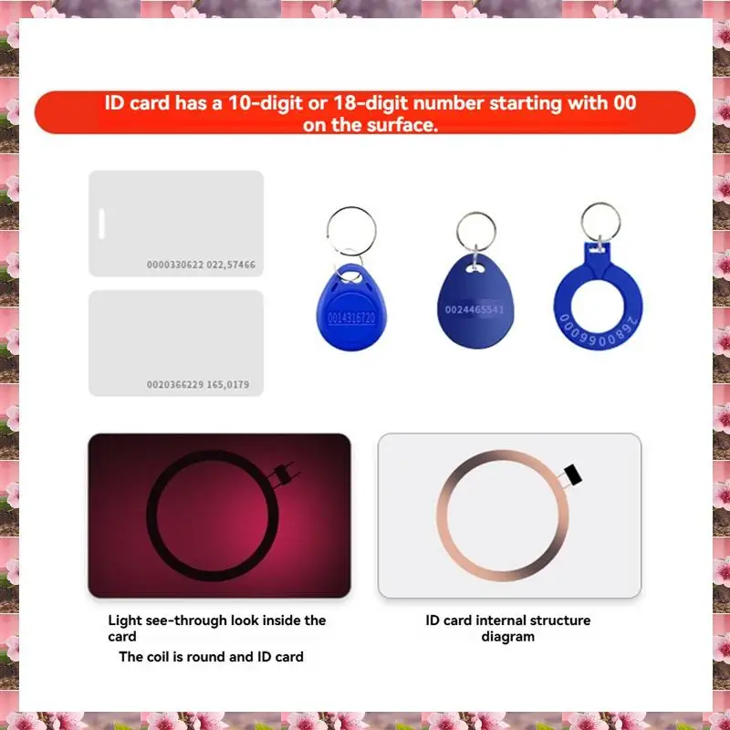 

125 кГц RFID-считыватель карт + комплект 5 карт, копир, писатель, Дубликатор, программатор, копия идентификационных карт EM4305 T5577, каждая записываемая метка