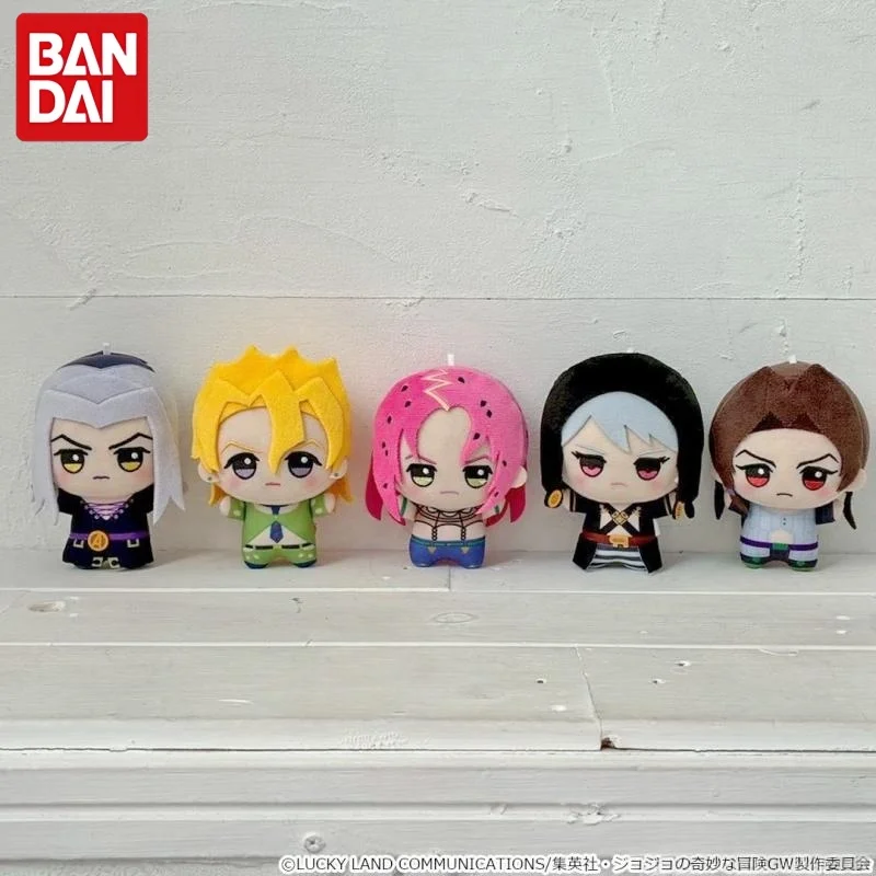 bandai Jojos Bizarre Adventure Golden Wind Mini Chibi Plush Keychain Vol 2 And 3 Anime Collectible For Adult Anime Fans