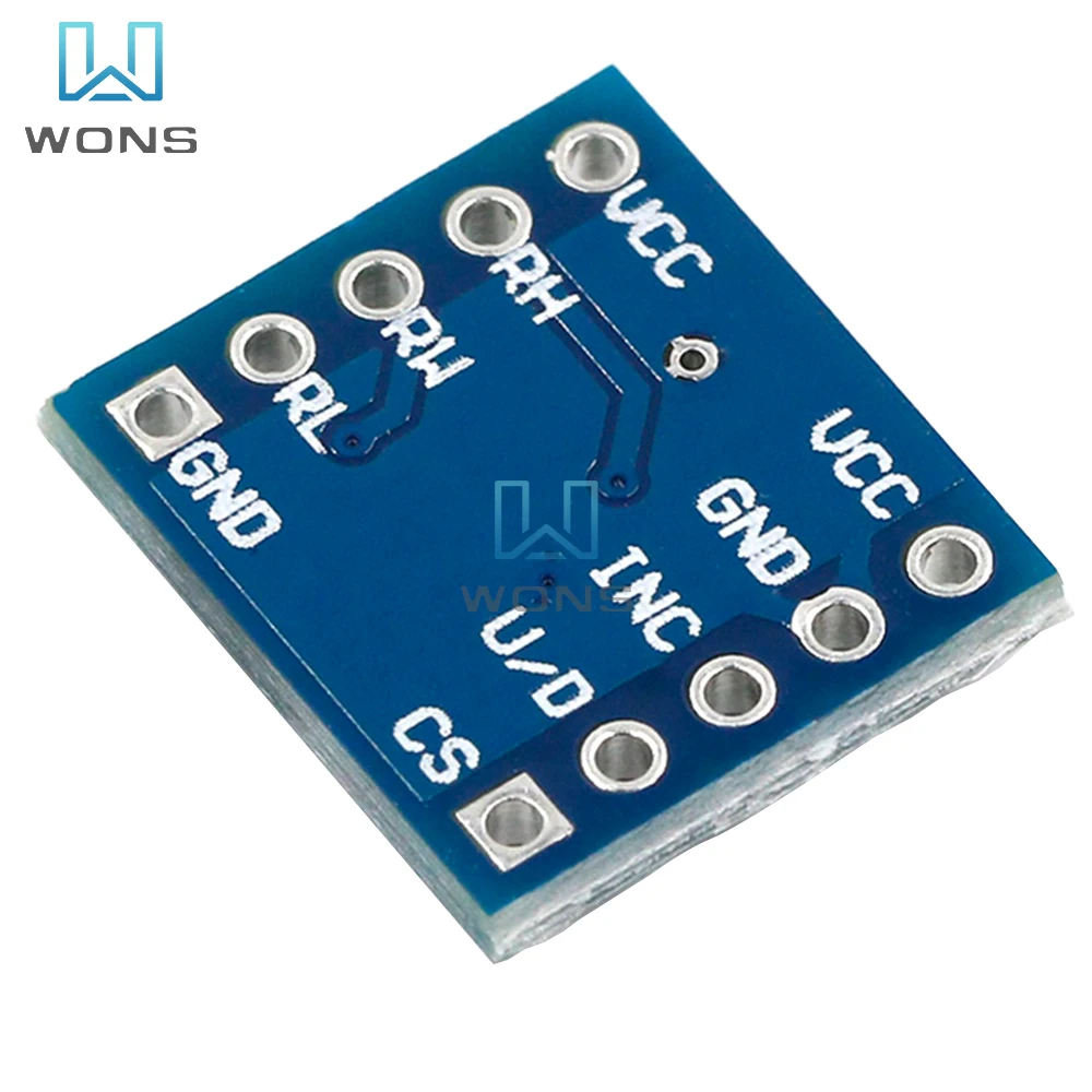 X9c104 S Digital Potentiometer Module 100 Digital Potentiometer Module Adjustment Bridge Balance Sensor Module Voltage Regulator