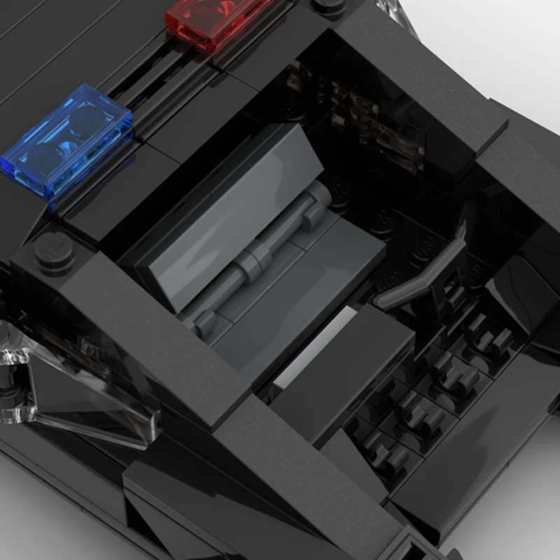 457pcs MOC Cyberpunk MAX TAC Police Vehicle Teaser Creator Expert Model Building Blocks Architecture Christmas Gift Toy Brick view 3