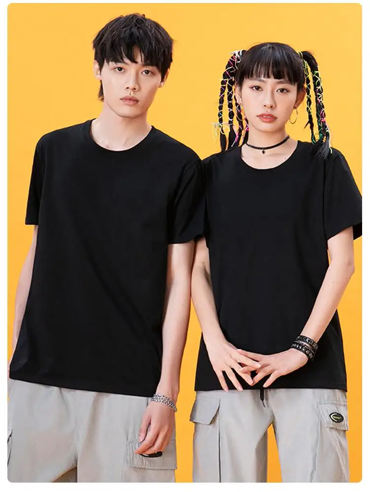 Customized Clothes Print Logo T Shirt Men Women Cotton Tops Tees DIY Your Own Design Photo Shirts Team Workwear view 2
