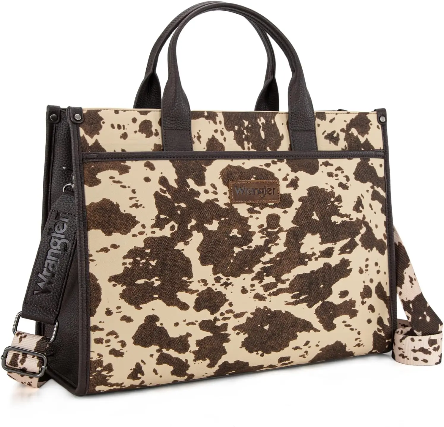 

Vintage 15.6 Inch Laptop Tote Bag for Women, Adjustable Strap Business Briefcase Handbag